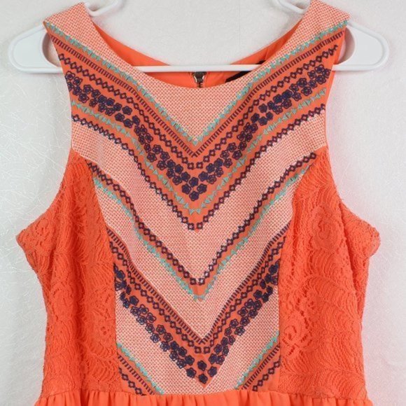 My Michelle Coral Embroidered / Crochet Dr… - Picture 7 of 11